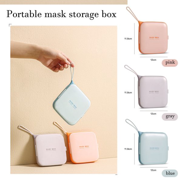 3 Pcs Portable Mask Storage Bag, Mask Box, Dust-Proof And Moisture-Proof Folding Mask Storage Box With Lid, Reusable/Recyclable Mask Storage Box - Image 7