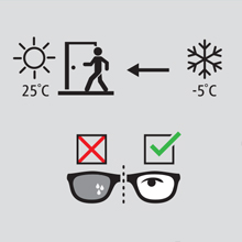 ZEISS AntiFOG - Cold to room temperature