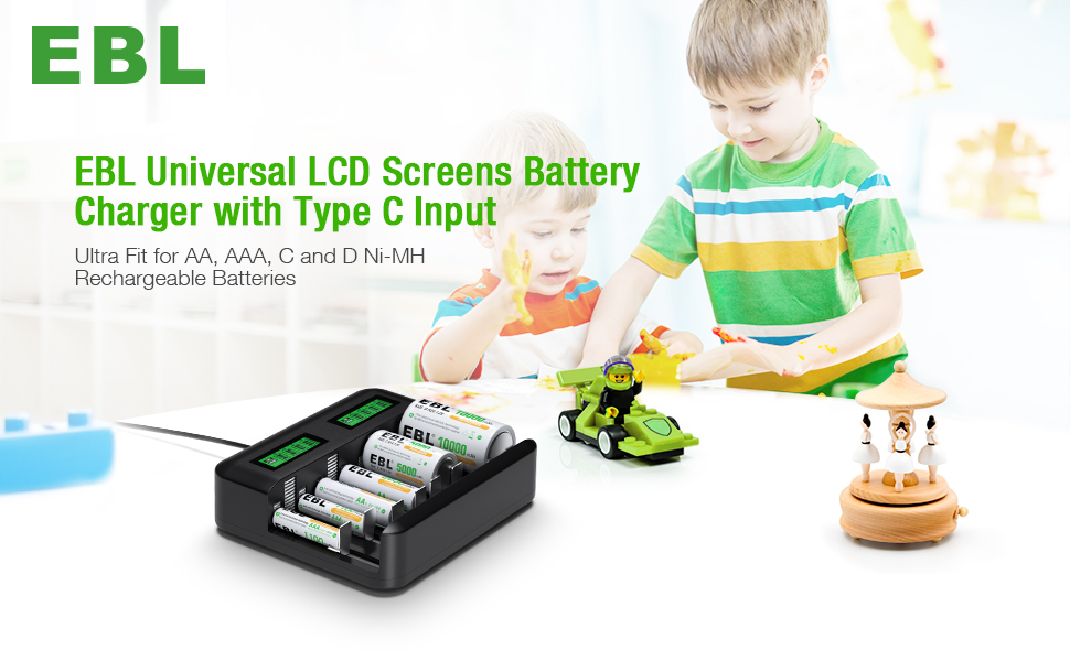 LCD screens battery charger