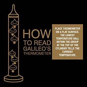 How to read galileos themometer
