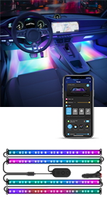 Govee Interior Car Lights, RGBIC Car Lights with Smart APP Control