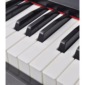 vidaXL 88-Key Digital Piano with Pedals Black Melamine Board