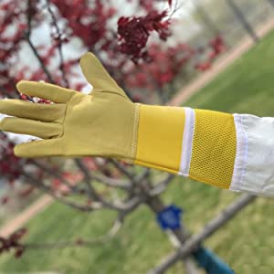 Goat Leather Beekeeping Gloves