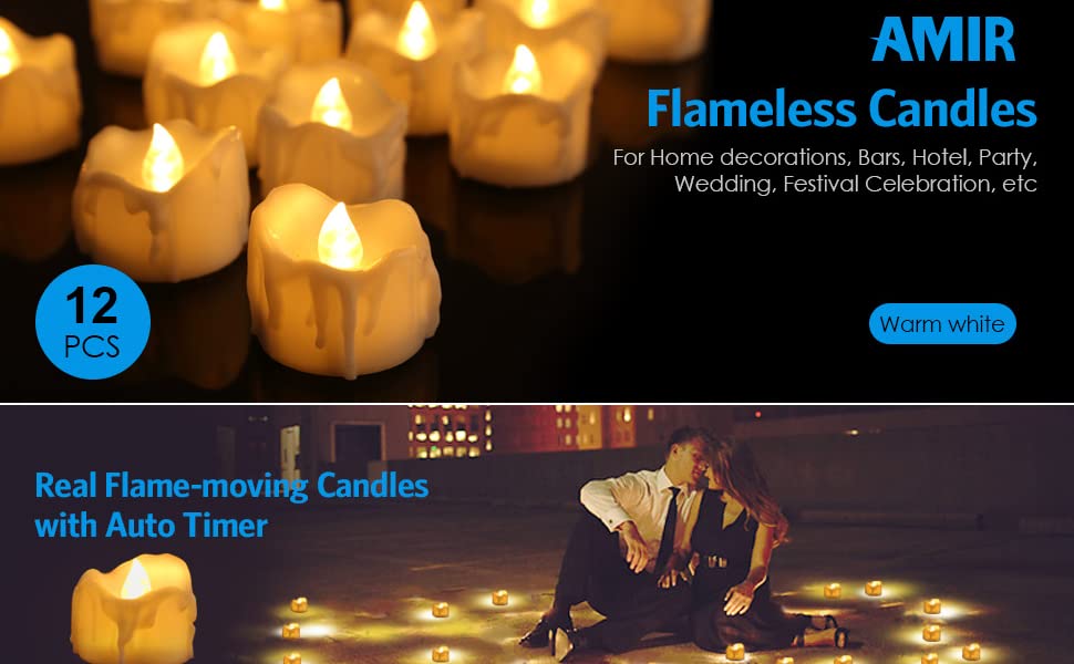 Flameless Tealight Candles