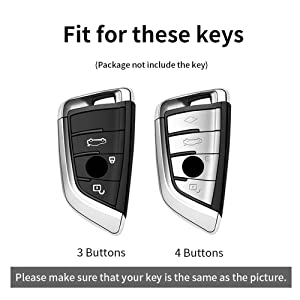 bmw f10 key case bmw f20 key shell bmw f30 keyring