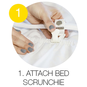 bed scrunchie sheet holder fastener straps clips gripper bedding mattress tightener band fitted clip