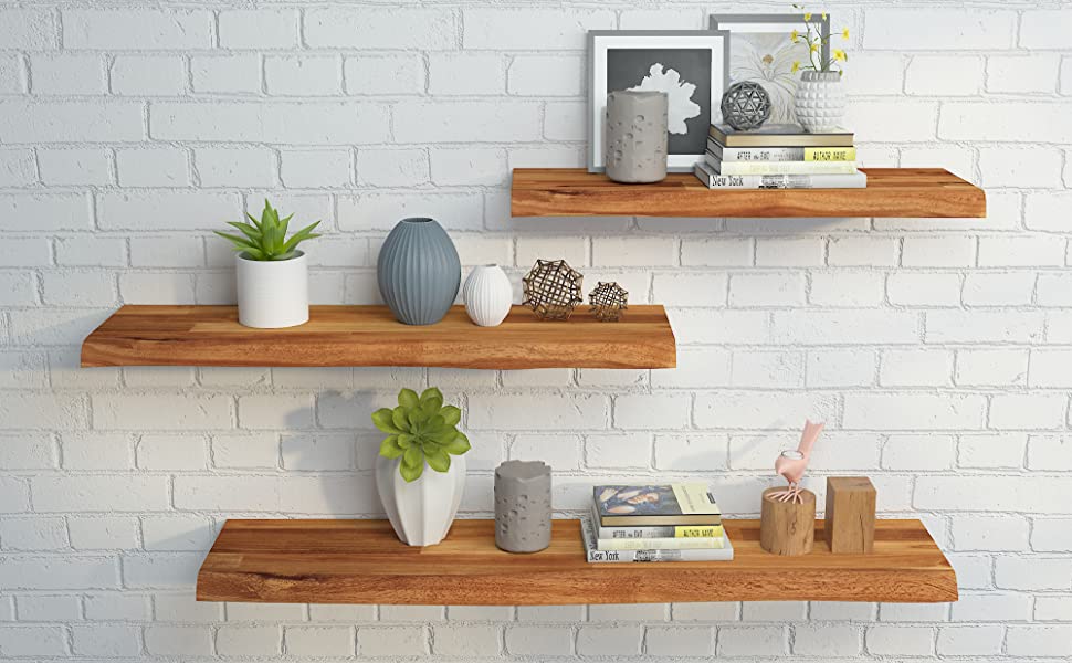 Floating Shelf -Golden Teak