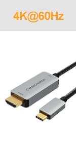 USB C to HDMI Cable Aluminum 