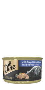 Dine Wet Cat Food Tin