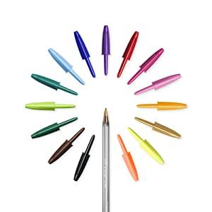 bic cristal multicolour smooth writing pen for cheap journal and office writing