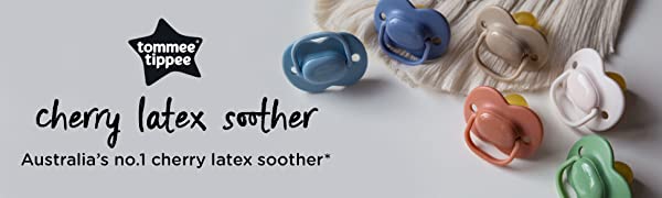 image of tt cherry latex soothers. Australia's No. 1 cherry latex soother.
