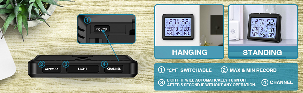 Indoor Outdoor Thermometer