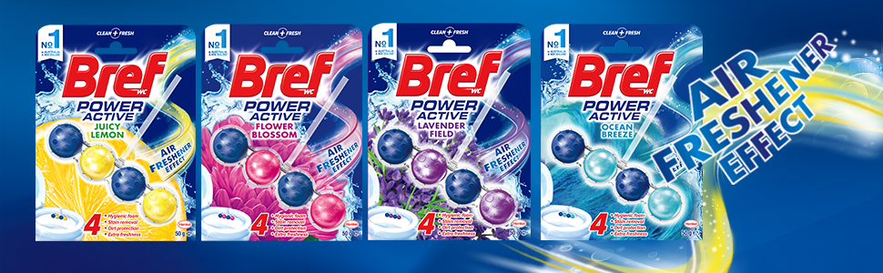 bref power active, air freshener effect