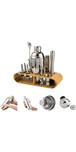 InMalla 12Pcs Cocktail Shaker Set