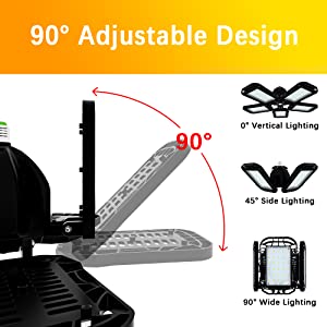 garage light adjustable panels