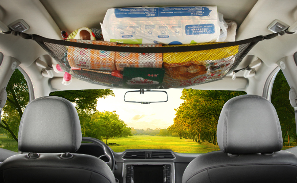 Car Camping Cargo Net Pocket