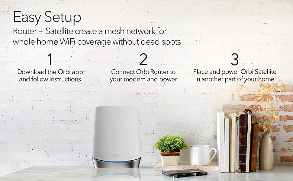 Netgear Orbi AX4200 Tri-Band Wi-Fi 6 Mesh System 