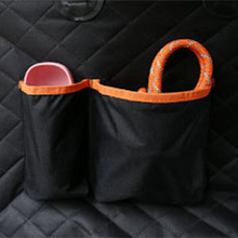 dog seat cover with storage pocket
