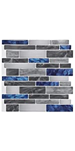 peel and stick backsplash tiles blue