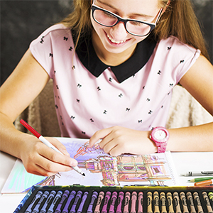 Crayola, Art, Case, Crayons, Pens, Markers, Pencils, Portable, Color, Draw, Carry, Travel, Rainbow