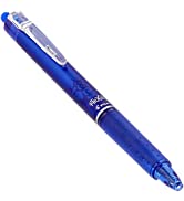 Pilot Frixion Clicker Erasable Retractable Gel Pen, Blue, 0.7mm Nib