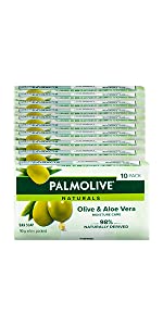 Palmolive Naturals Bar SoapOlive & Aloe Vera Moisture Care 10x90g