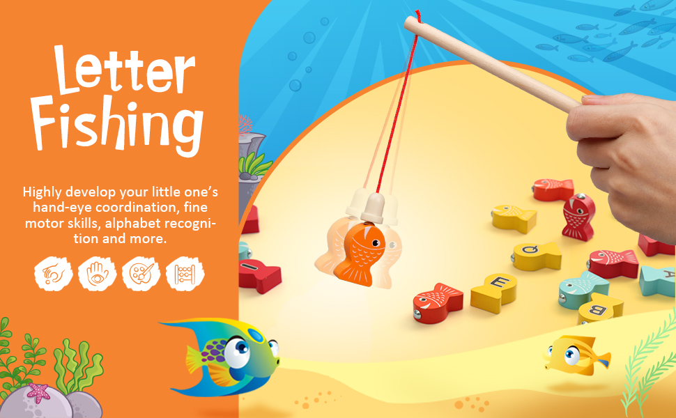 Floating Fish for Toddler Education Teaching and Learning Ocean Sea Animals