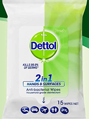 Antibacterial;antibacterial wipes;Dettol wipes;disinfectant;surface wipes;antibacterial hand wipes;