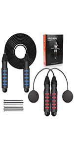 TEKXYZ Weighted Skipping Rope