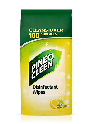 pine o cleen disinfecting wipe cleaning