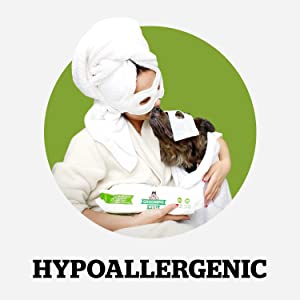 Pogi's hypoallergenic grooming wipes