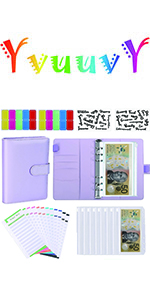 purple a6 binder