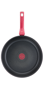 Daily Chef Red Frypan 30cm Topshot