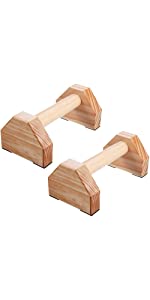 InMalla Wooden Push Up Bar Exercise Equipment Handles