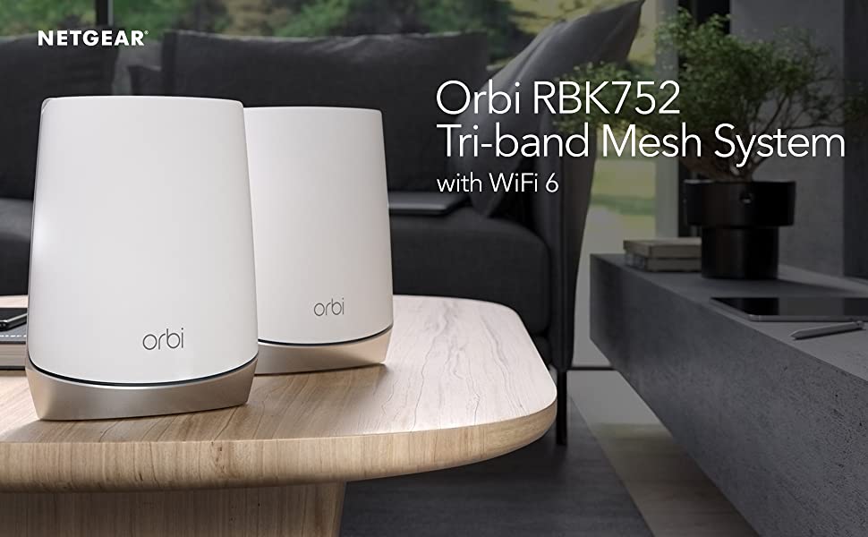 Netgear Orbi AX4200 Tri-Band Wi-Fi 6 Mesh System 