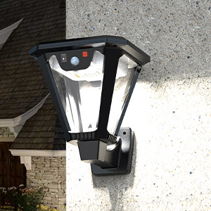 Solar Lights Outdoor, JESLED 100 LED Solar Powered Motion Sensor Light