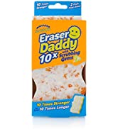 Scrub Daddy - Eraser Daddy 10x with Scrubbing Gems Dual-Sided Scrubber and Eraser- Lasts 10x Long...
