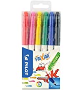 Pilot 220300600 Frixion 0.63mm Erasable Assorted Colour Markers (SW-FC-S6)- 6 Piece Set