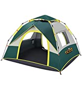 OGL 3-6 Person Pop Up Tent Waterproof Instant Camping Tent Outdoor Hiking Beach Shelter