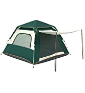 4 Person Pop Up Camping Tent Outdoor Instant Shelter Family Hiking Beach Shade Waterproof Portabl...