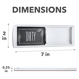 Dishwasher Magnets 2 inch by 7 inch