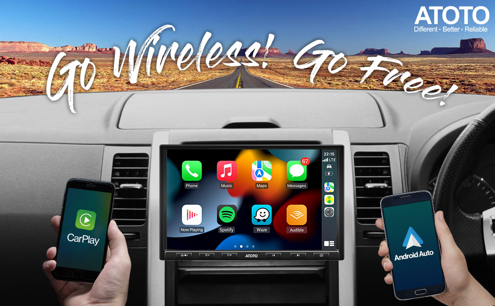 F7G1A8XE single din CarPlay and Android Auto