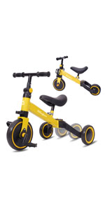 3 in 1 Toddler Tricycles trike bike balance bike kids bike push bike EVA wheel bike for kids