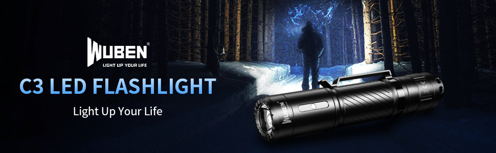 WUBEN C3 Super Bright EDC Flashlight