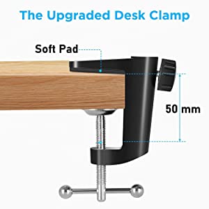 boom arm desk clamp