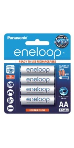 AA Eneloop Rechargeable Batteries 