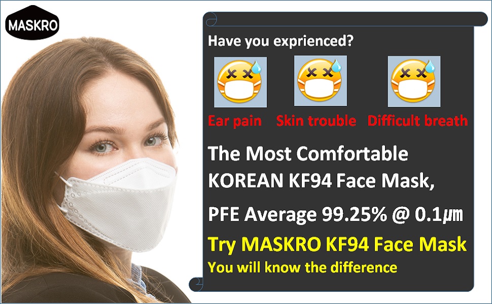 MASKRO KF94 KOREAN FACE MASK