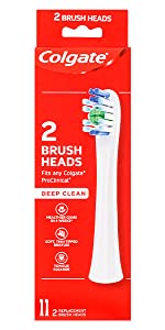 Colgate ProClinical Deep Clean Replacement Brush Heads