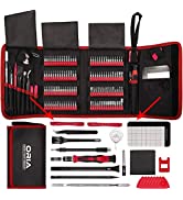 Screwdriver Set 142 in 1 with 120 Bits, Precision Screwdriver Kit Magnetic Repair Tools with Port...