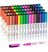 Dry Erase Markers,60 Pack Shuttle Art 15 Colors Magnetic Whiteboard Markers with Erase,Fine Point...